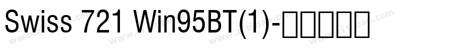 Swiss 721 Win95BT(1)字体转换
